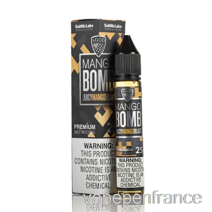 Bombe à La Mangue - Vgod Saltnic - Stylo Vape 30 Ml 25 Mg